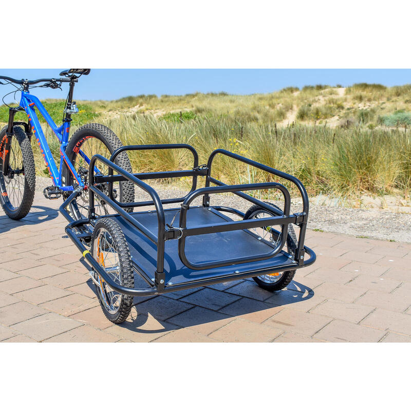 Opvouwbare aanhanger voor fiets, surf, peddel