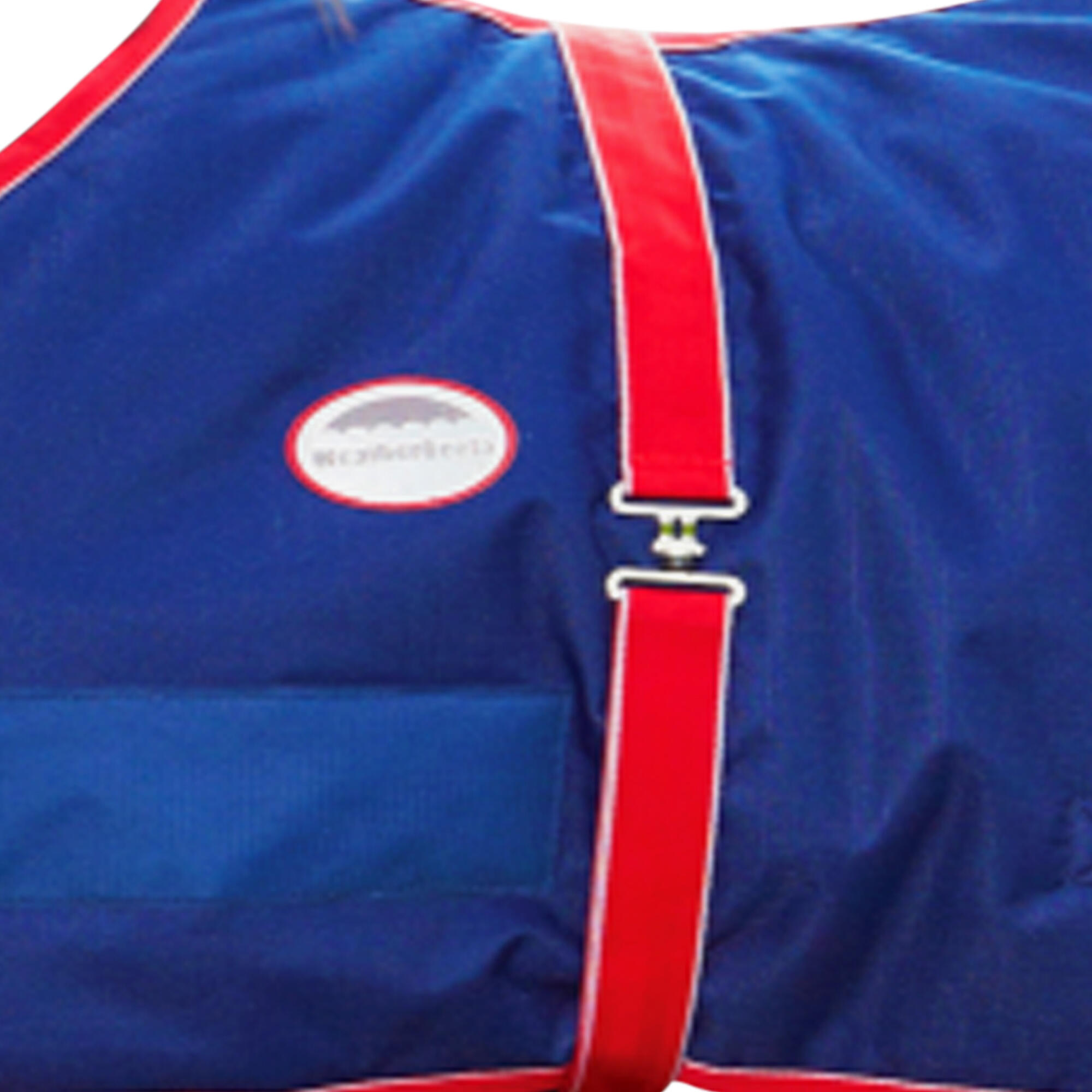1200d Foal Standard Neck Rug (Navy/Red/White) 2/3