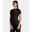 T-shirt de Tennis/Padel Organique Femme Noir