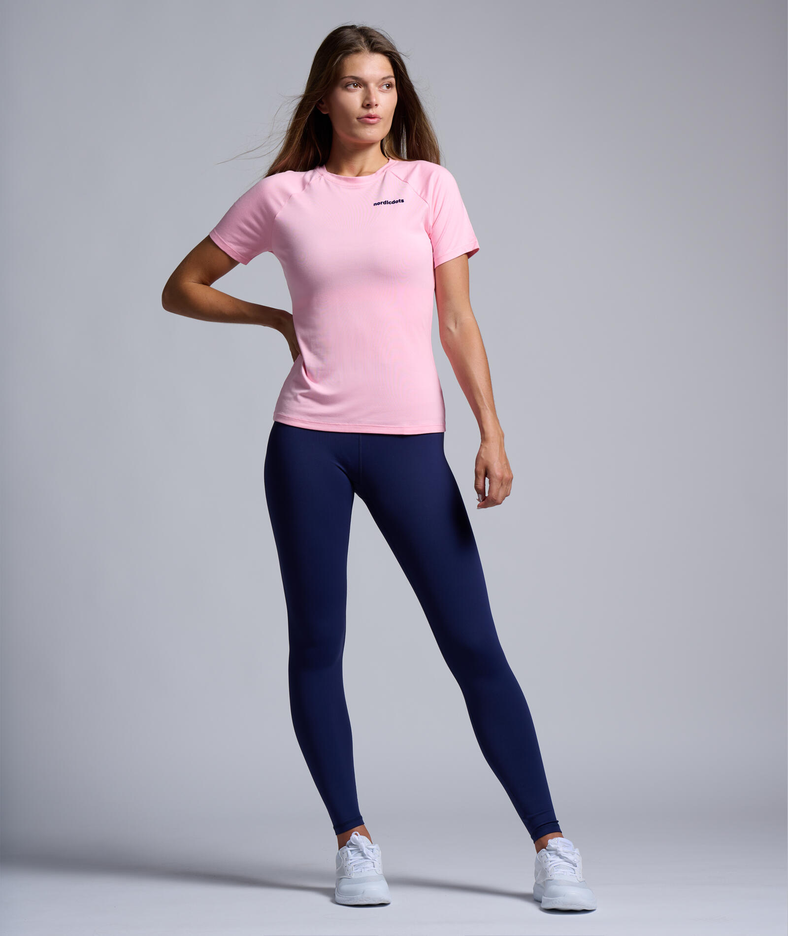 T-shirt Tennis/Padel Organica Donna Rosa mare 2/2