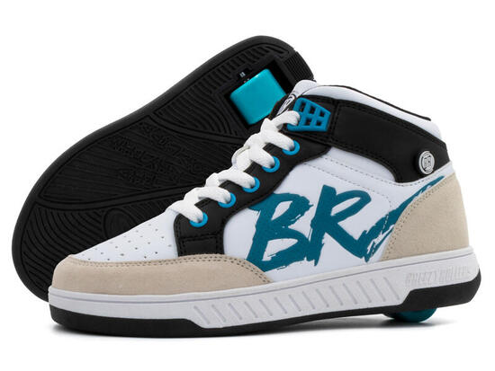 Chaussures à Roulettes BREEZY ROLLERS 2241860 unisexe blanc/noir