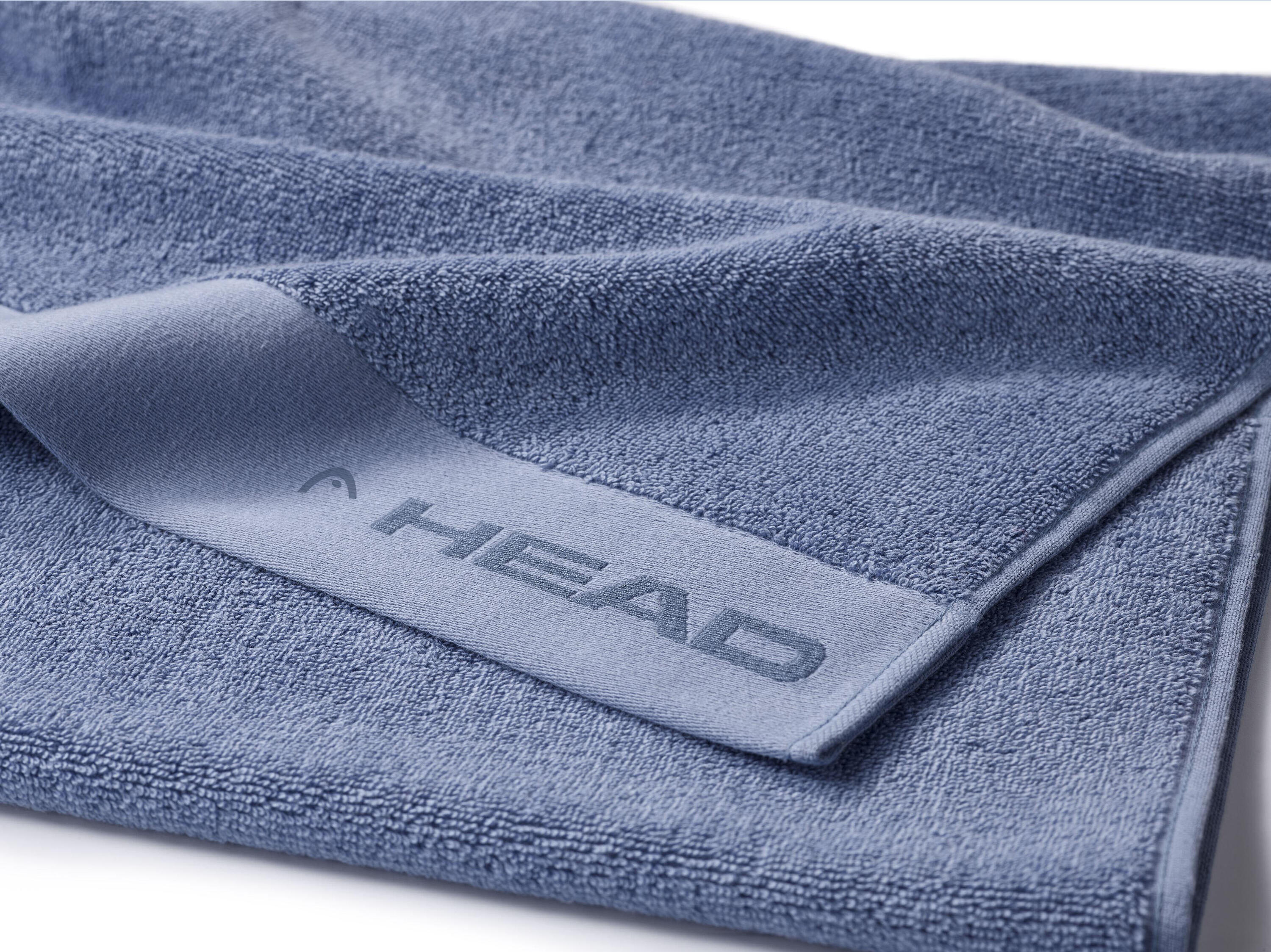 Conjunto de Toalhas em Puro Algodão 500g/m², azul meia-noite 2/3