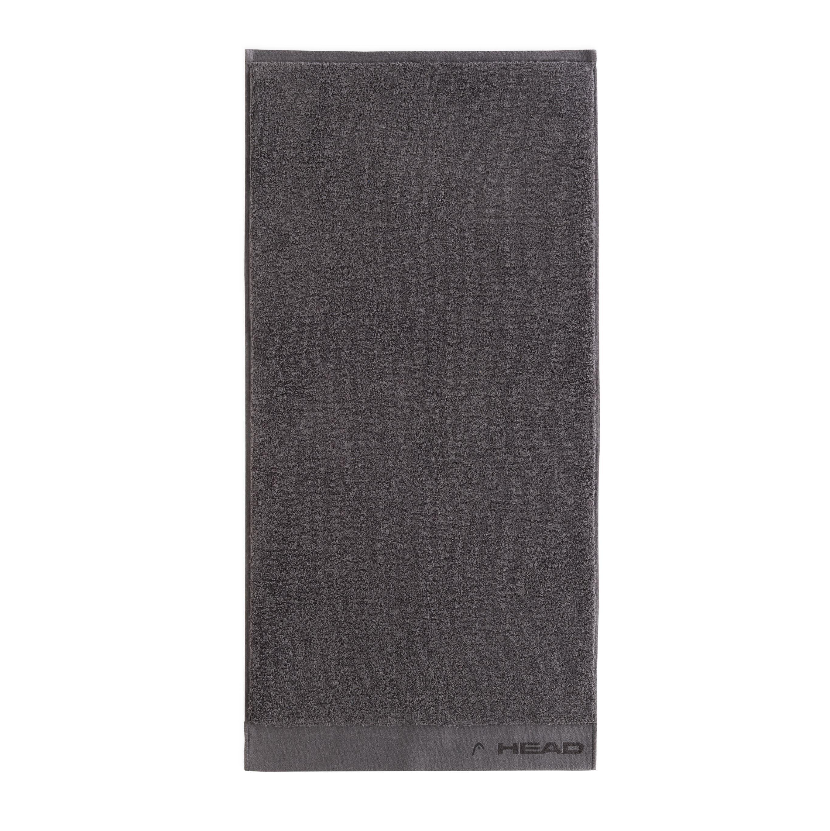 Set Handtücher 40x50cm und 50x100cm aus Reiner Baumwolle 500g/m², Iron Grey 3/5