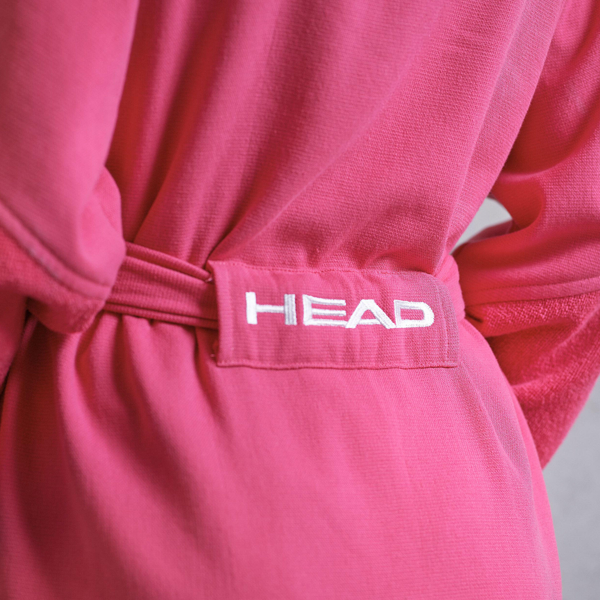 Robe Unissex com Capuz em Microfibra 270g/m² Rosa Fúcsia 3/4