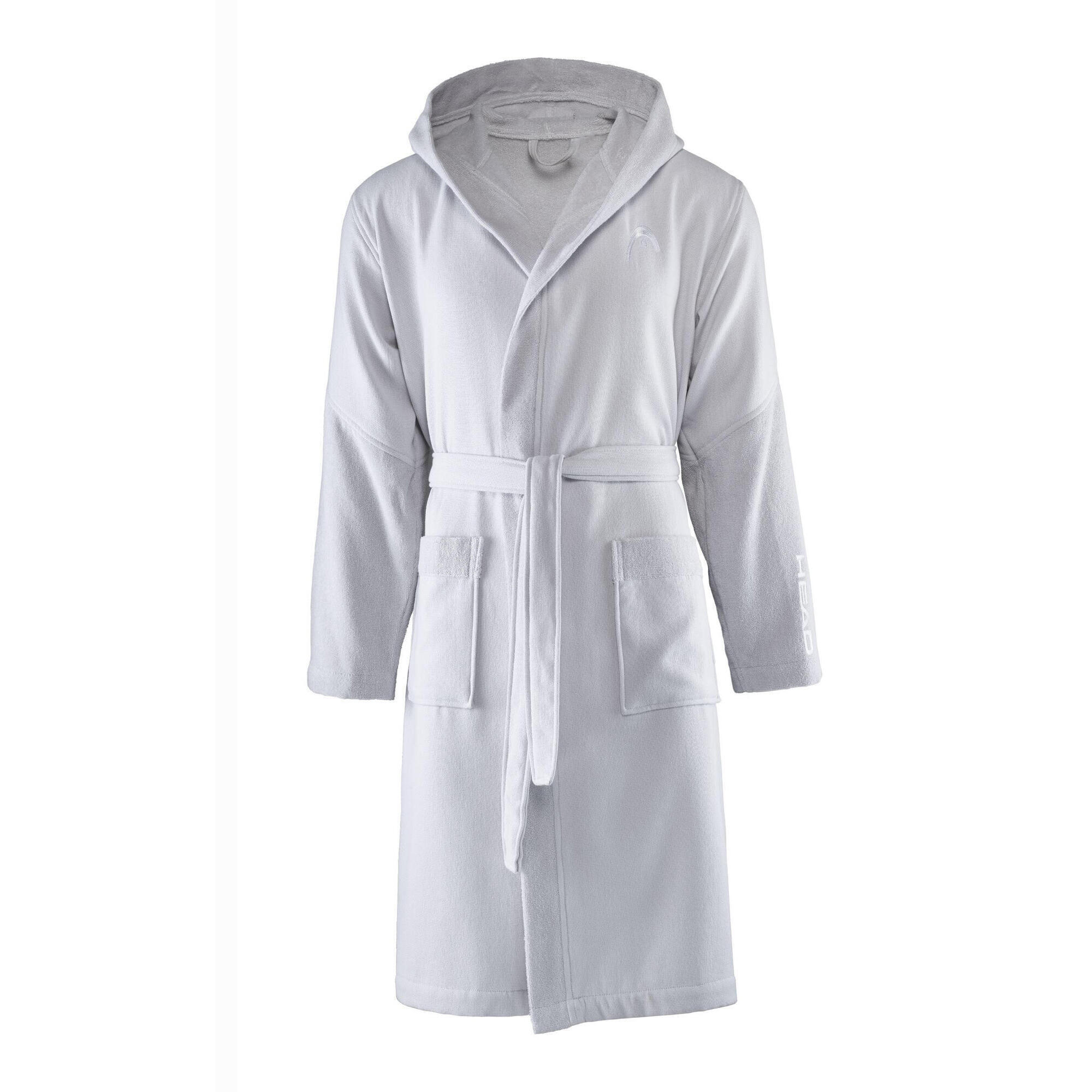 Head - Peignoir Unisexe Avec Capuche En Micro-éponge 270g/m² Antarctic Grey - Peignoir De Bain - Gris - 48 Xl - Decathlon