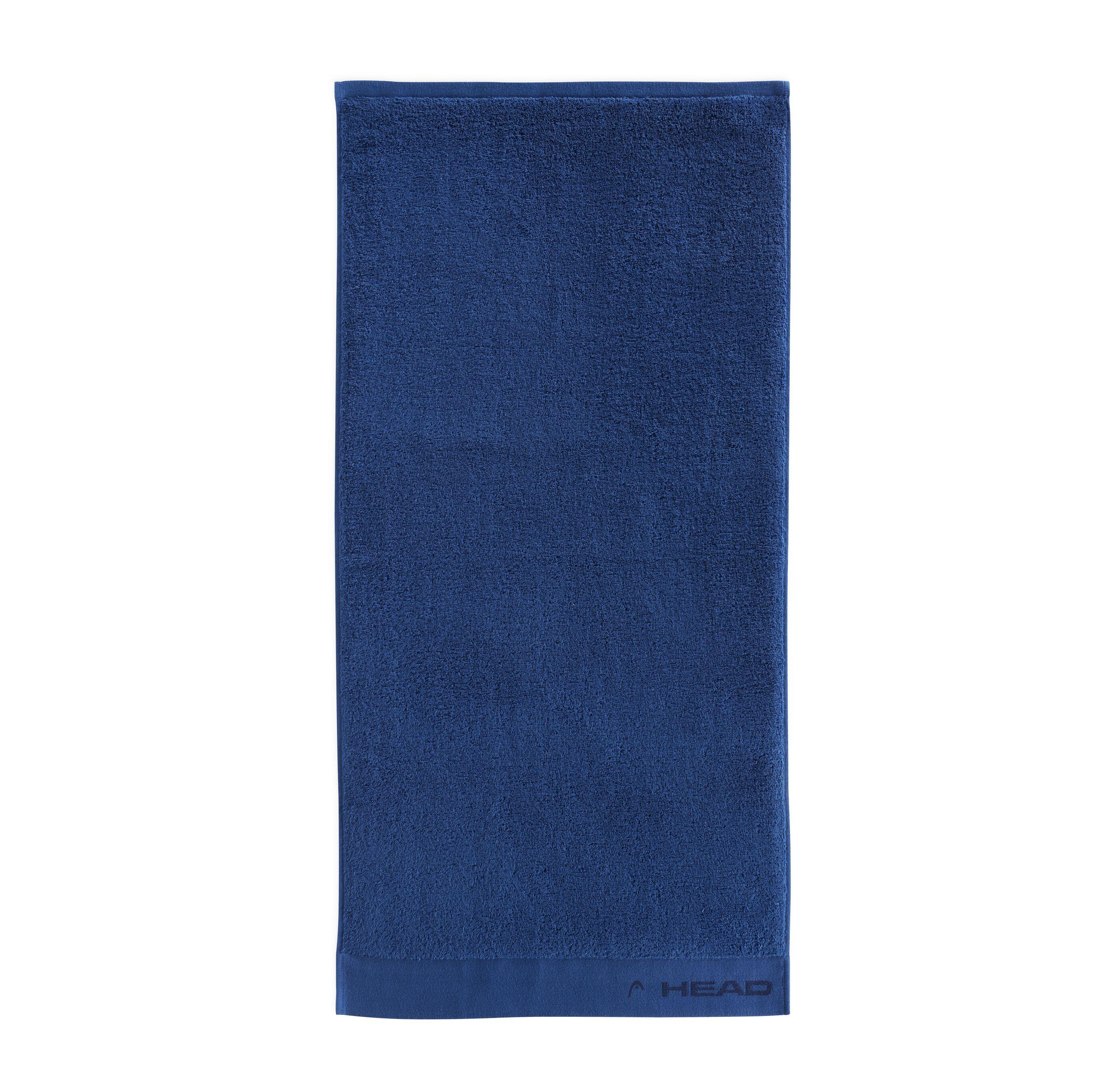 Conjunto de Toalhas em Puro Algodão 500g/m², azul marinho 3/3