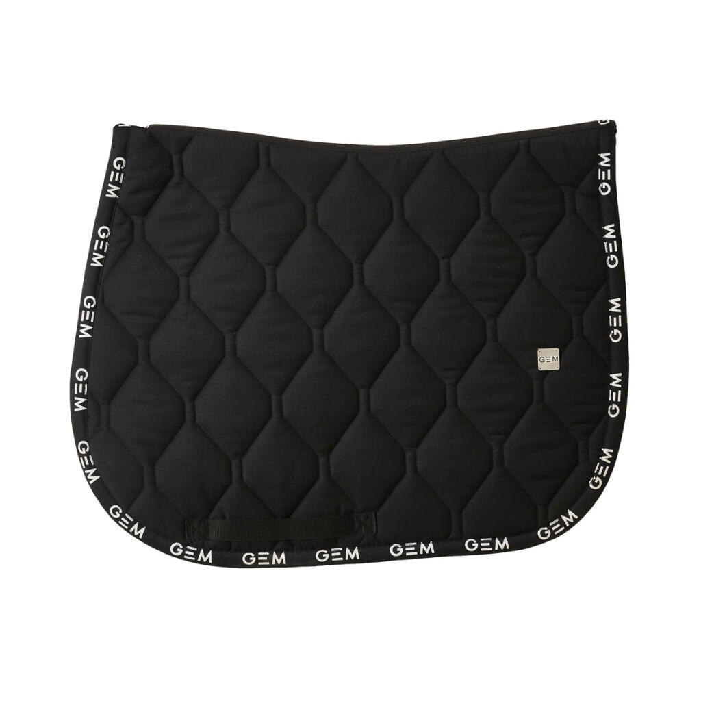 Tapis de selle LOVE Mixte NOIR - GEM 2/3