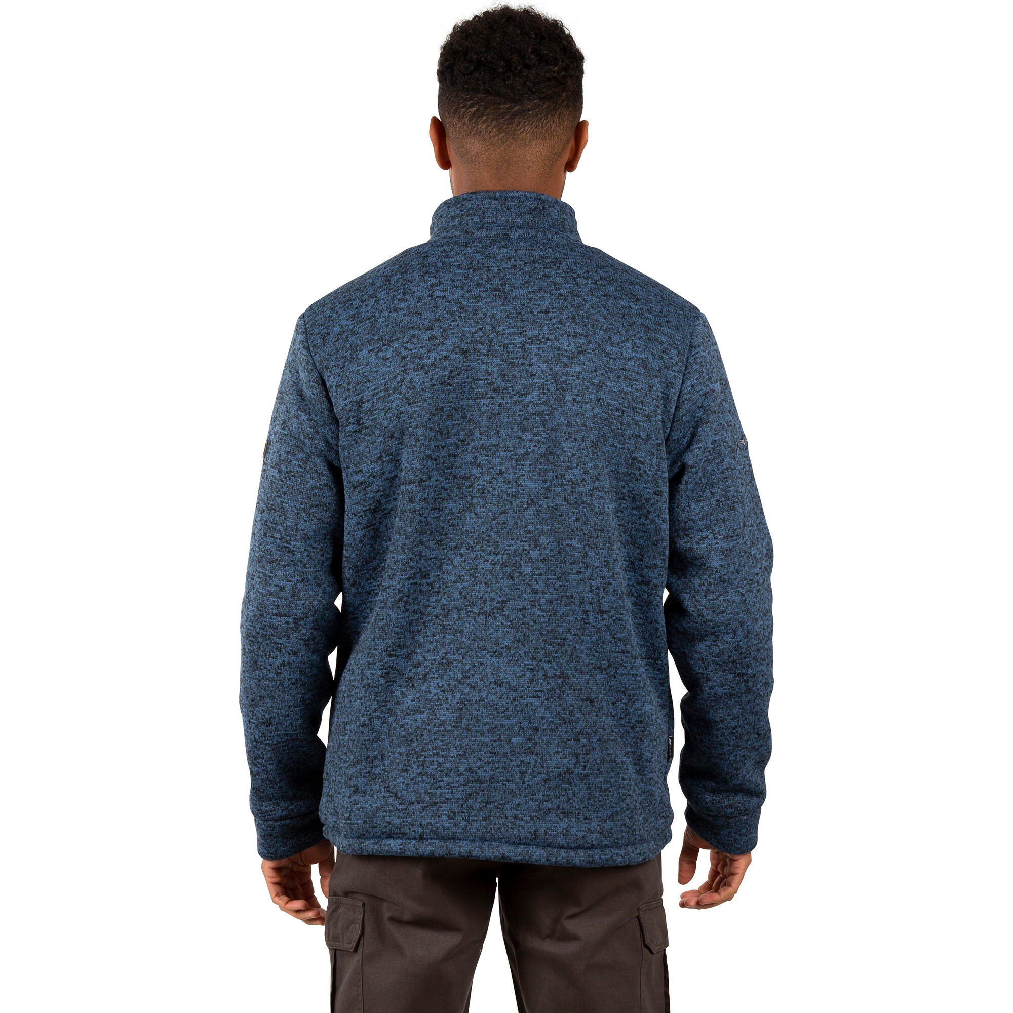 "Ampney" Fleecejacke für Herren Rauchblau 3/5