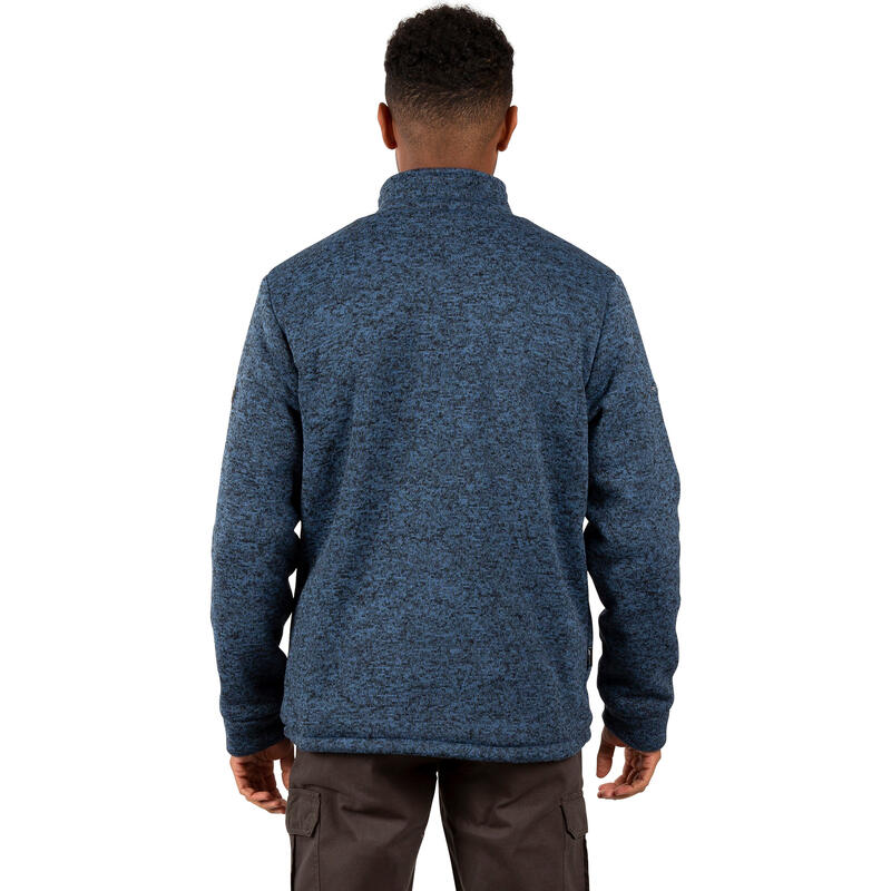 Heren Ampney Marl Fleece Jas (Smokey Blue)