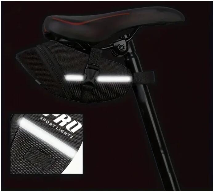 Sacoche de selle Pro Sport Lights 1,2 litre - Noir -  VTT/Vélo 2/7