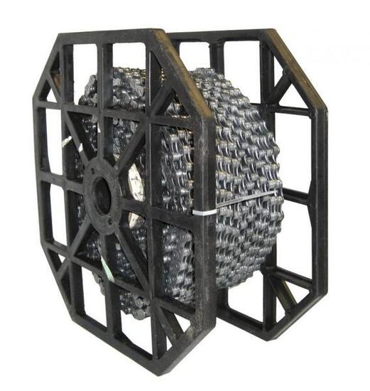 KMC X10 Schaltungskette 10-fach 50m Grau - Rolle für MTB & Rennrad