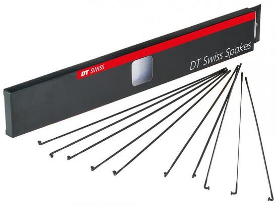 DT SWISS Messerspeichen Aerolite 2.0X0.9X290Mm Karton 20 Stück Schwarz Nirost...