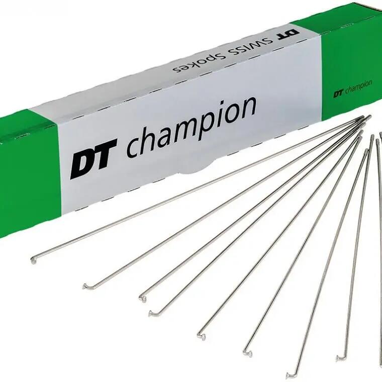 Angled radius DT Swiss champion m 2x264 mm inoxydable