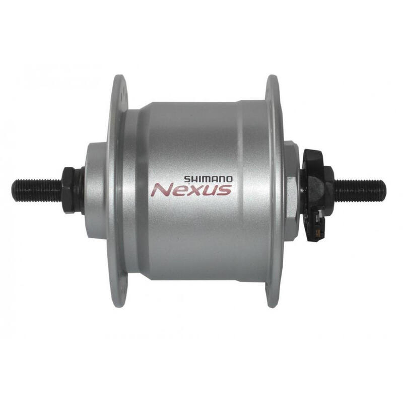 Naafdynamo Nexus DH-C3000-3N 3 Watt - 36 gaats - velgrem - zilver