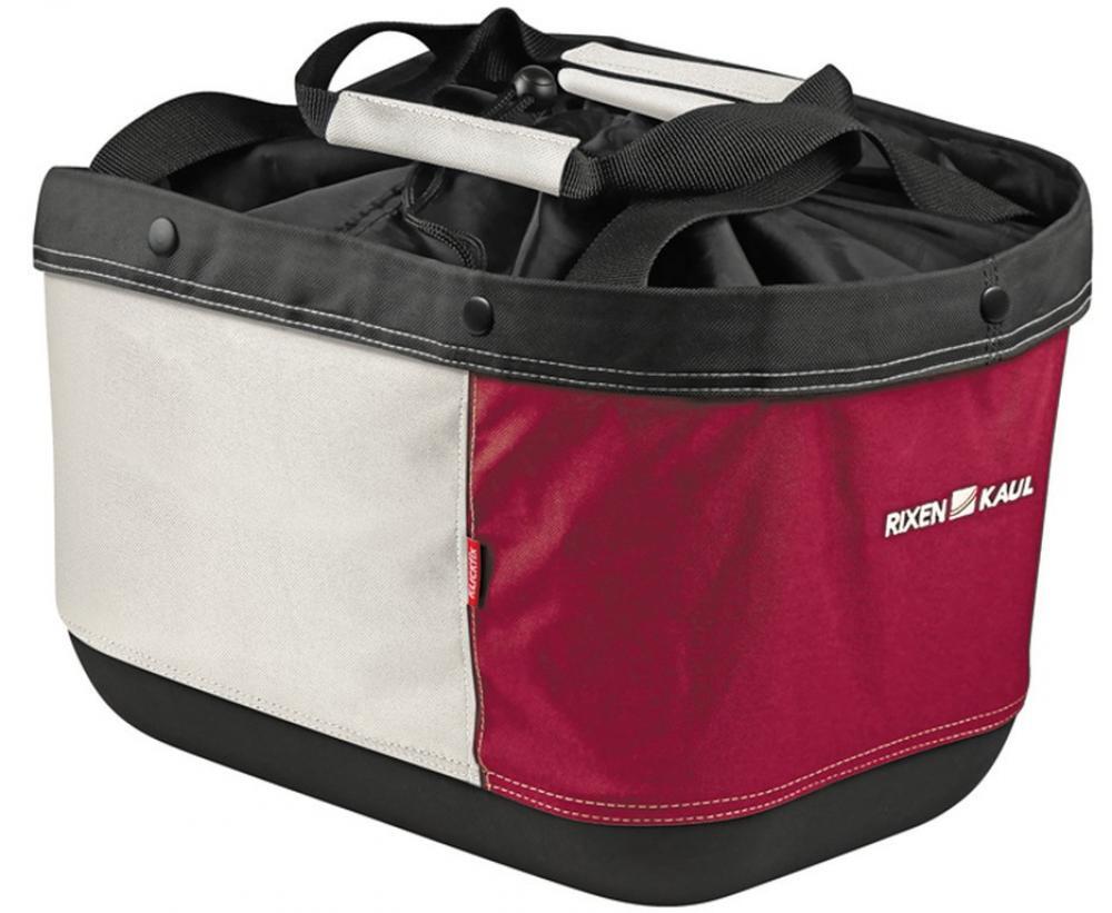 Borsa spesa Alingo GT per portapacchi Rackt. rosso/crema. 2/3