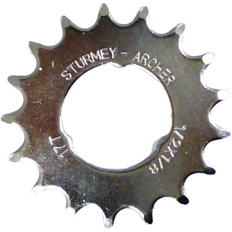 Sturmeyarcher Gear Sturmey Archer 17T 1 8 Modèle plat Chrome