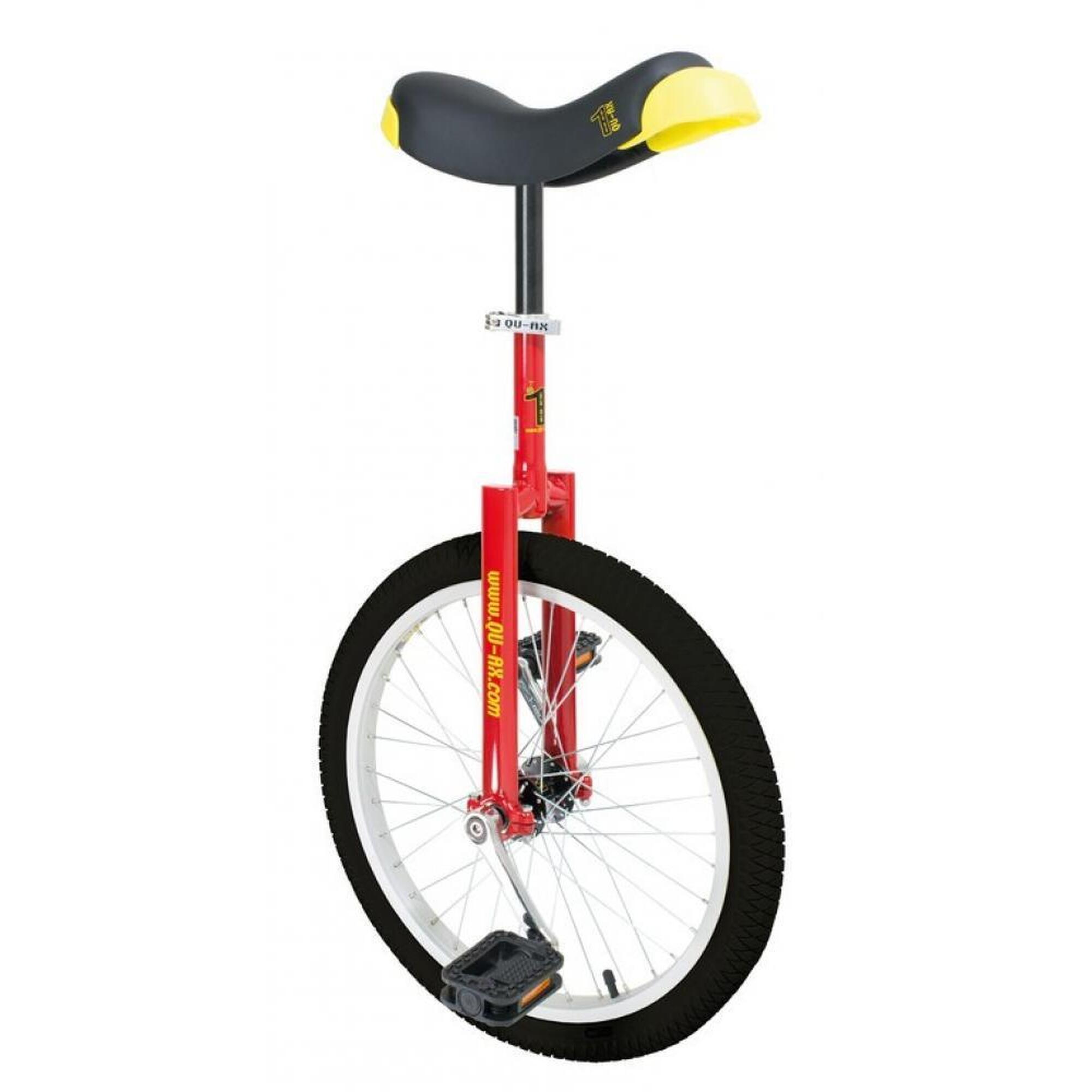 Monocycle jante aluminium pneu jaune QU-AX Luxus 20"