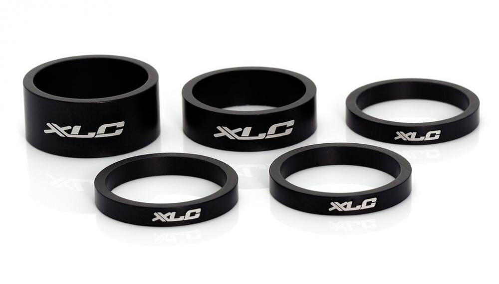 SET MIT 5 XLC BLACK MATT LENKABSTANDRÄGERN 2/3