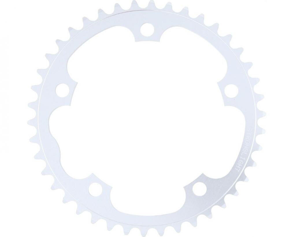 Kettingblad Shimano/Sram/FSA Type S Dural 9/10V 42T Steek 130 Zilver 2/2