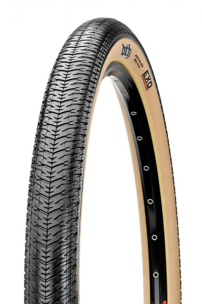 Opona rowerowa Maxxis DTH Drop-The-Hammer 26x2.3 zwijana EXO/Single Tanwall