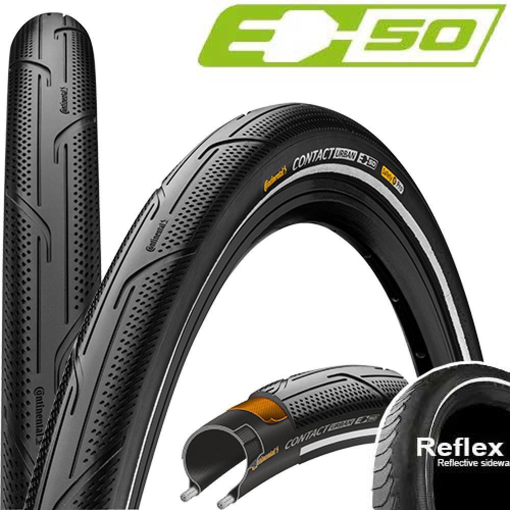 CONTACT Urban Reflex Tyre-Wire Bead PureGrip Compound Black Reflex 20 X 1.25 2/3