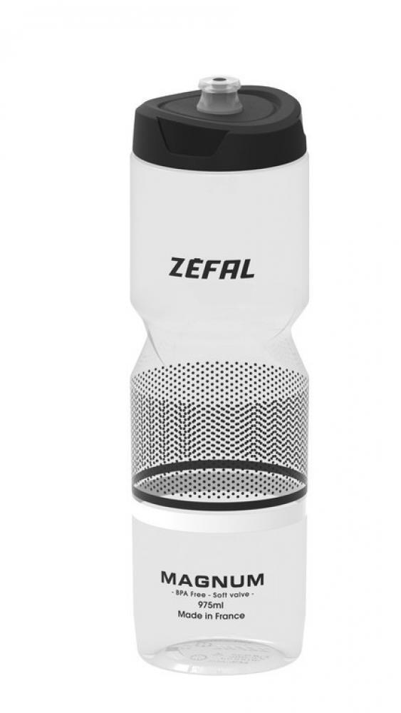 Zefal Trinkflasche Magnum 975ml, transparent/schwarz 2/3