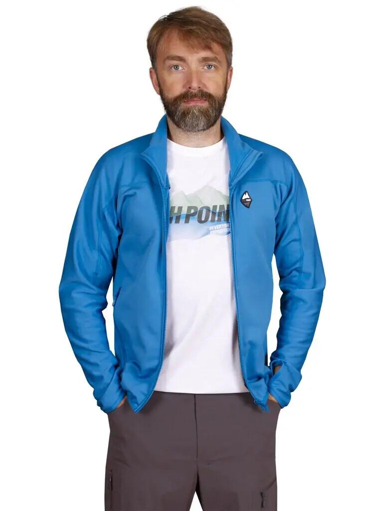 Sweatshirt homme High Point Elektron 6.0 Dark Blue M — tissu respirant, capuche 5/7