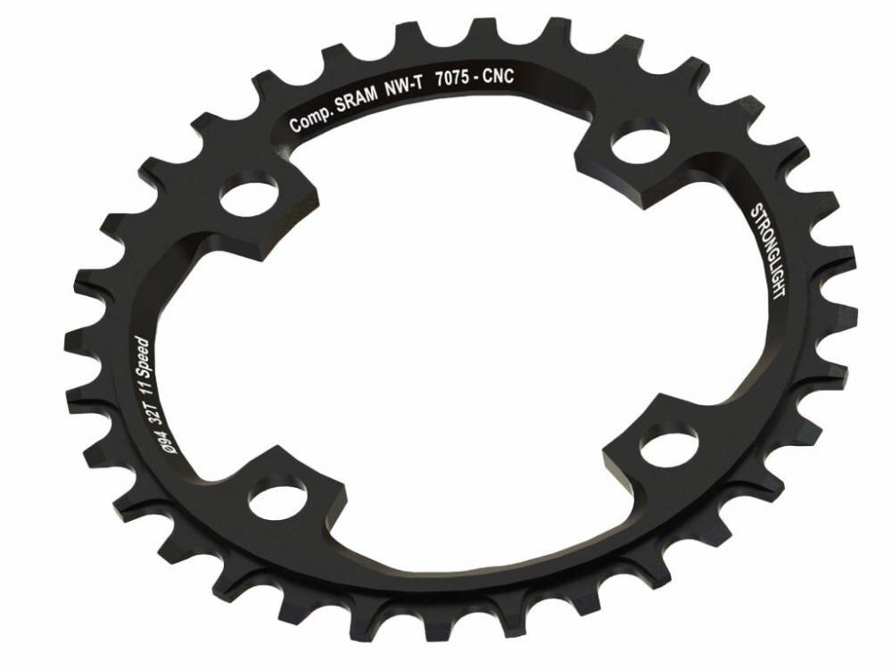 Plateau VTT mono Stronglight 4BRA SRAM X01 7075 11V. 2/3