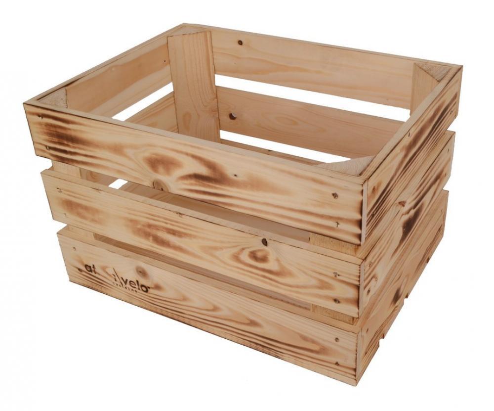 Holzkorb Woody Fruit, natur 39x24x29cm 2/3