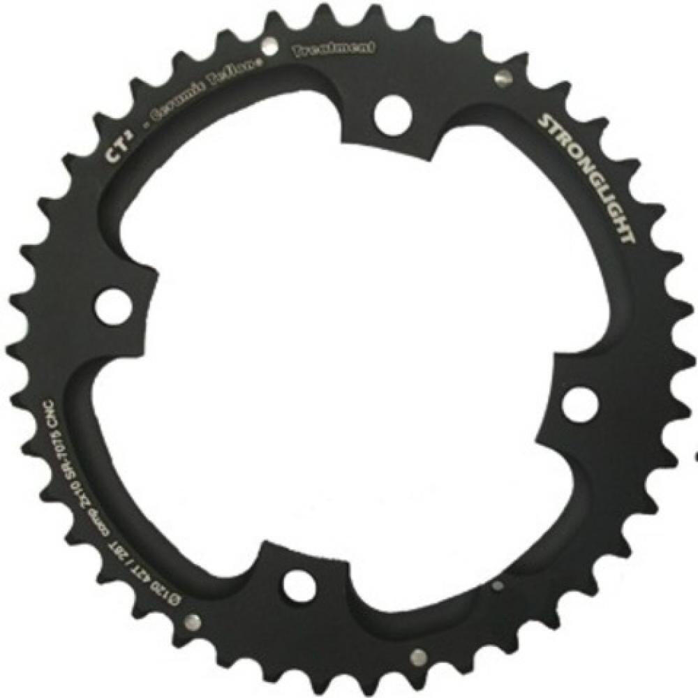 Plateau externe Stronglight Sram XX/X0/X7/X9 2X10V 120/80 BCD 42T (28) 2/3