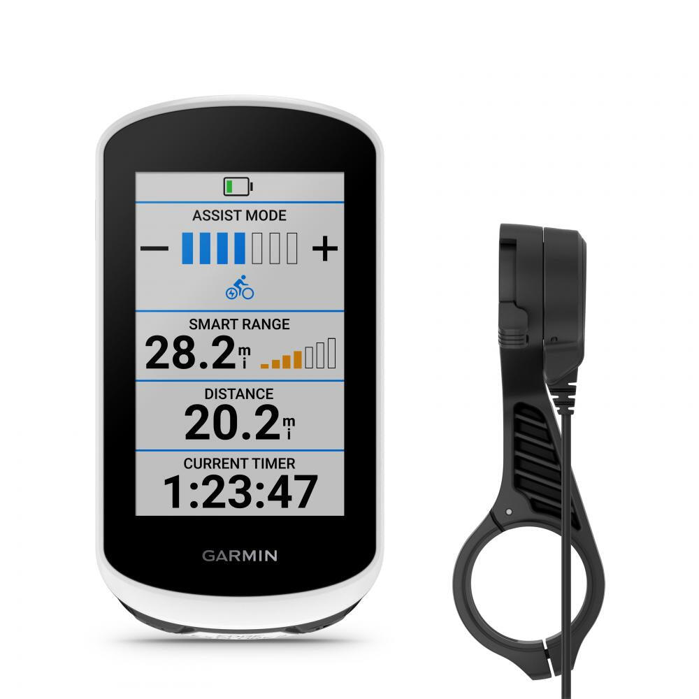 Garmin - Compteur Sup Avant Potence Garmin Edge Explore 2 Power - Compteur Gps Vélo - Blanc|noir - Taille Unique - Decathlon