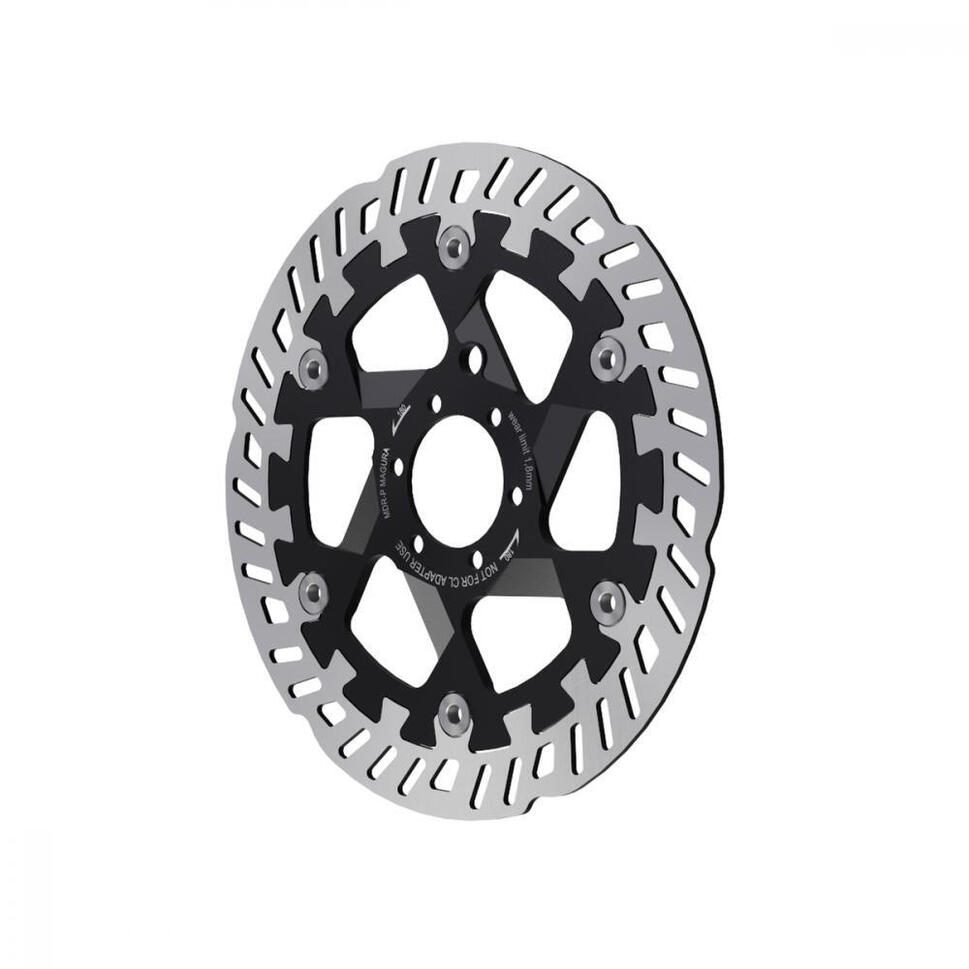 Tarcza Hamulcowa Mdr-P 6Gts 180Mm Czarna / Srebrna