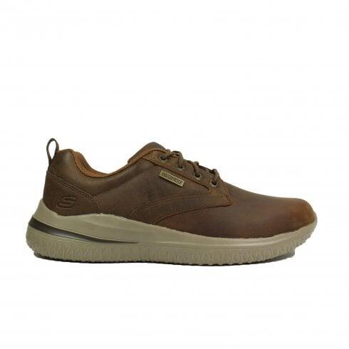 Chaussures pour hommes Skechers Delson 3.0 Glavine Marron 7/7