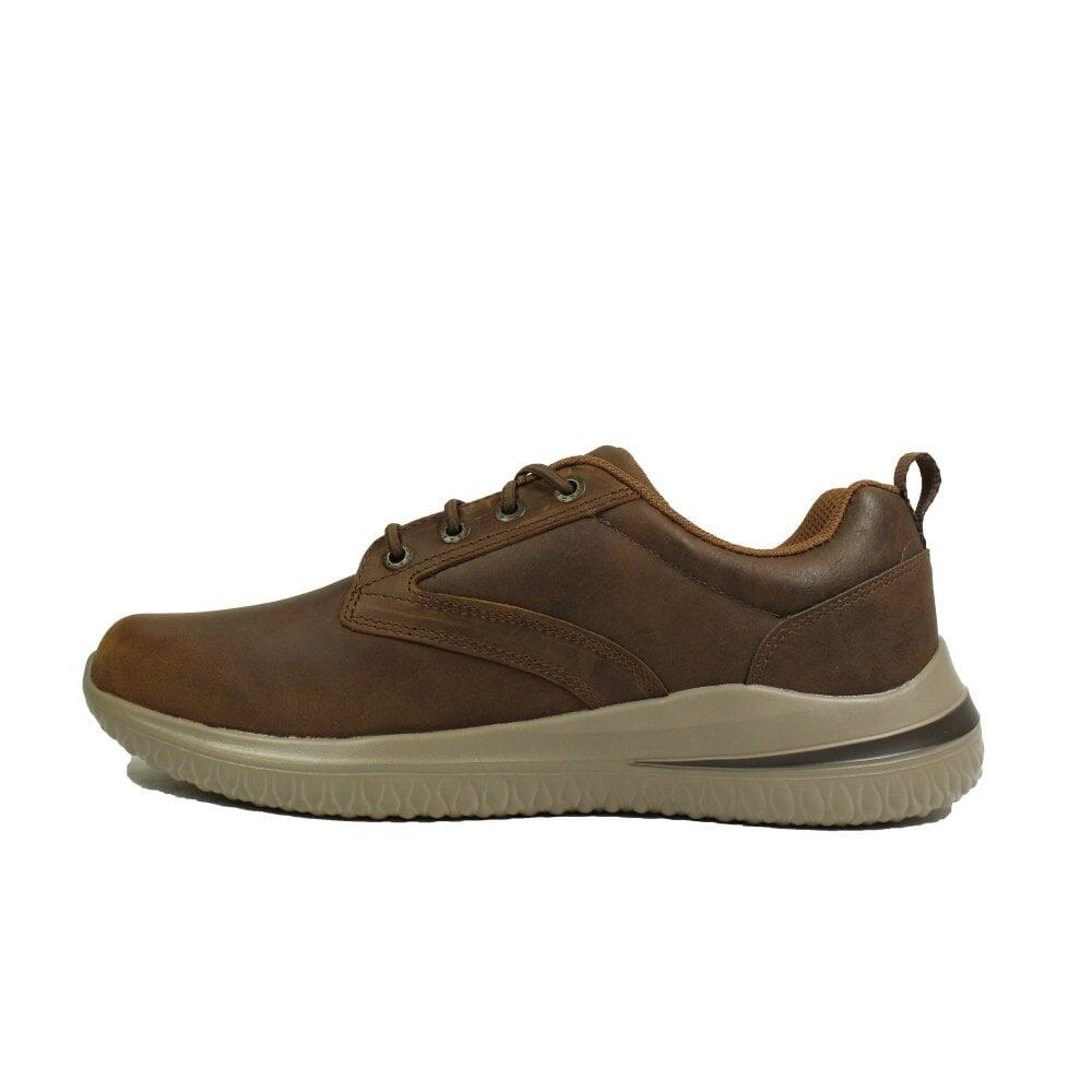 Chaussures pour hommes Skechers Delson 3.0 Glavine Marron 6/7