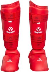 Protége tibibias/pieds WKF rouge S