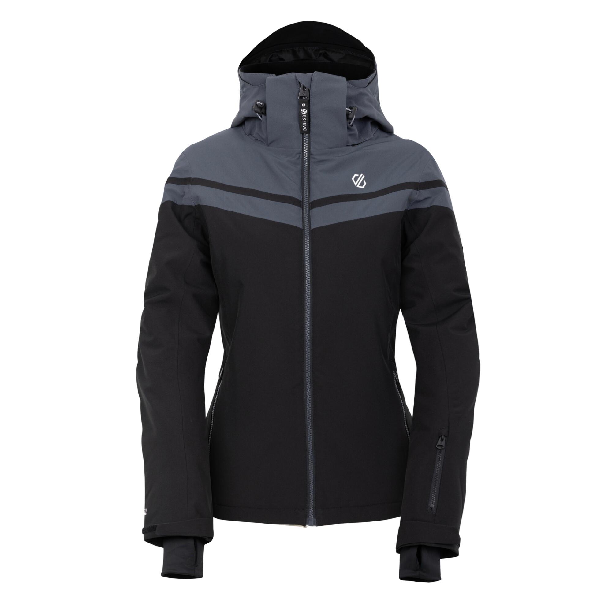 DARE 2B Womens/Ladies Flurry Ski Jacket (Black/Ebony)