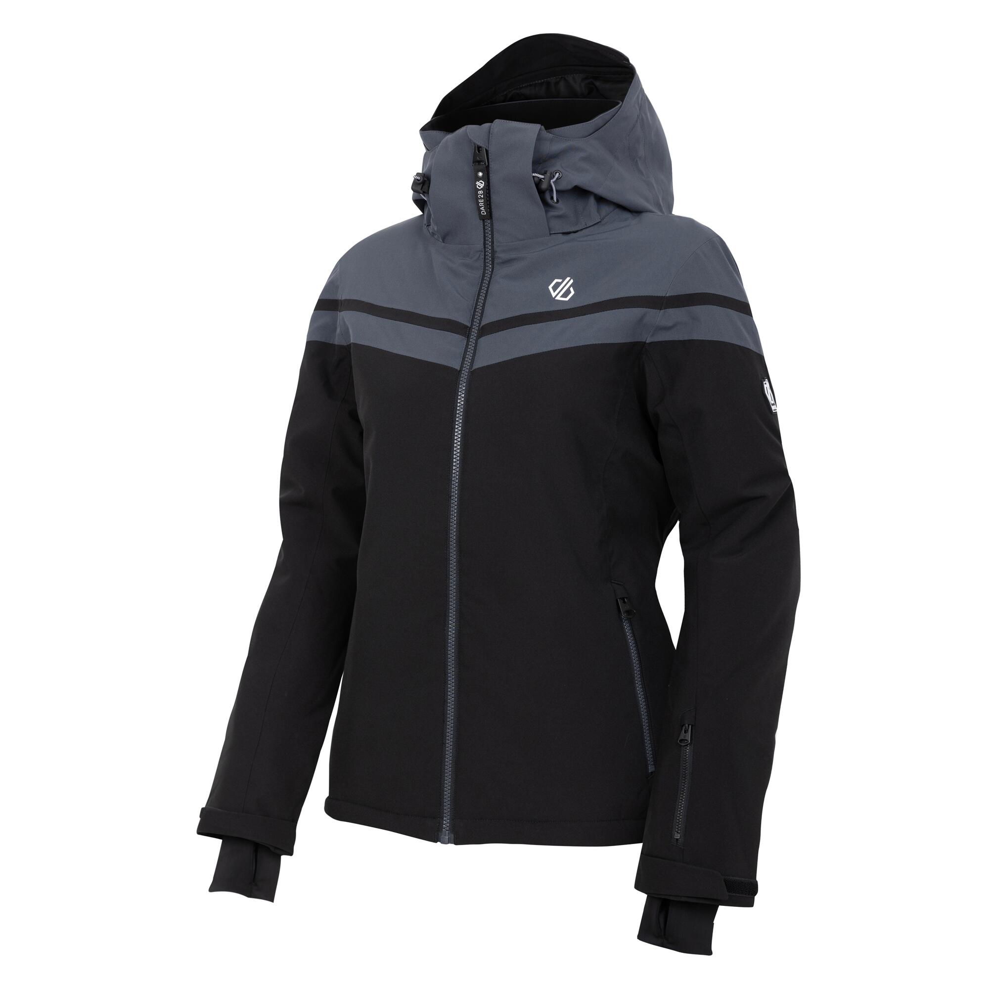 Womens/Ladies Flurry Ski Jacket (Black/Ebony) 3/5