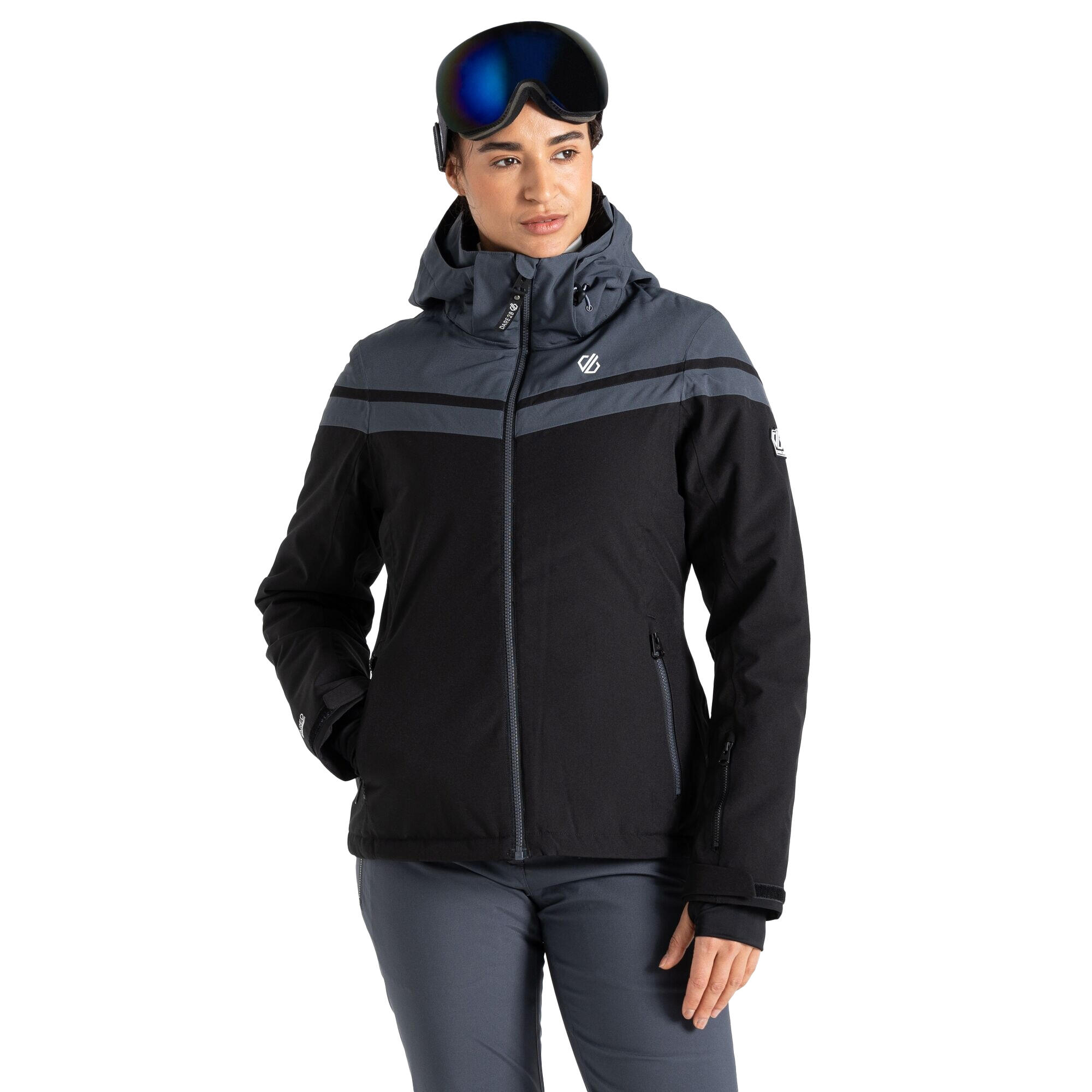Womens/Ladies Flurry Ski Jacket (Black/Ebony) 4/5
