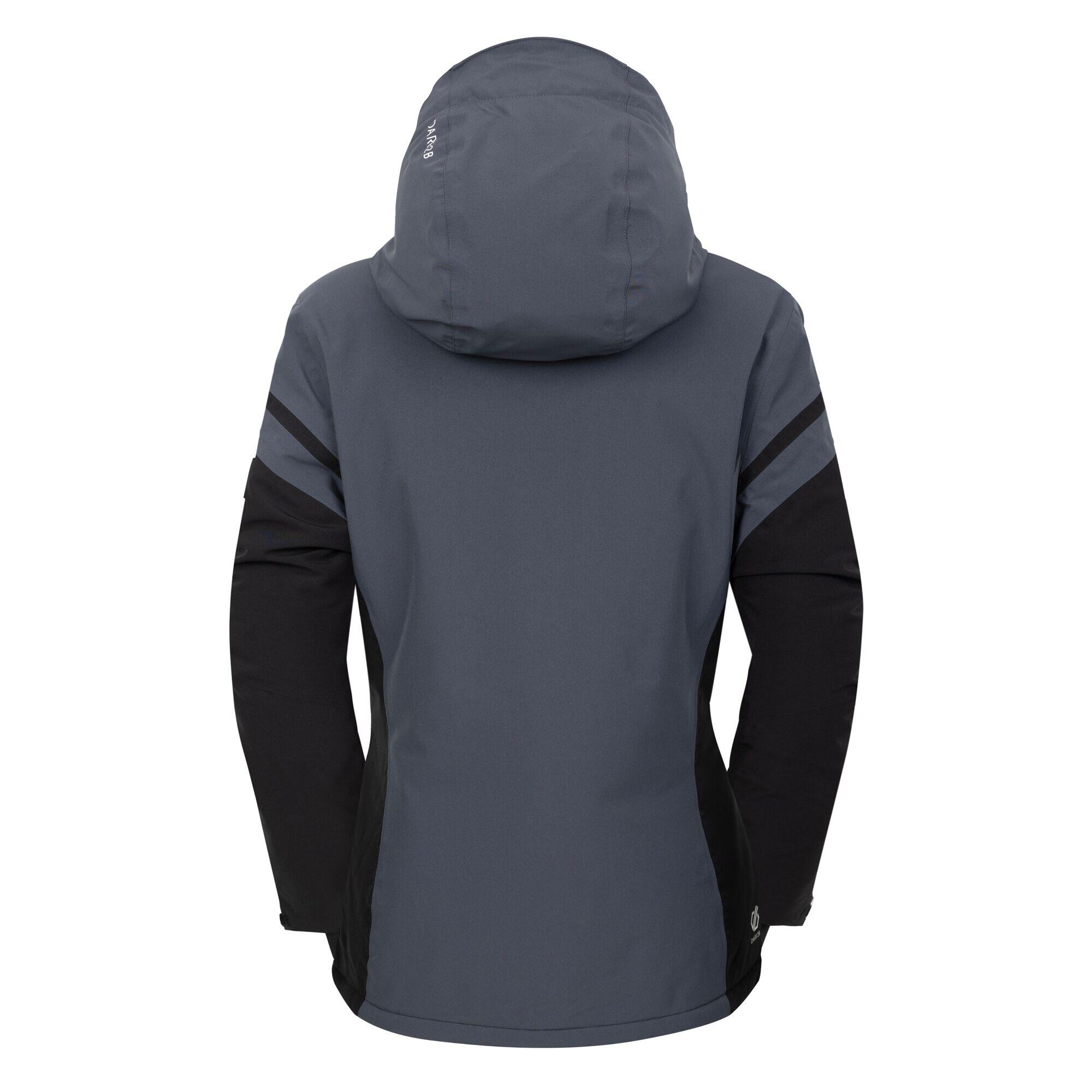 Womens/Ladies Flurry Ski Jacket (Black/Ebony) 2/5