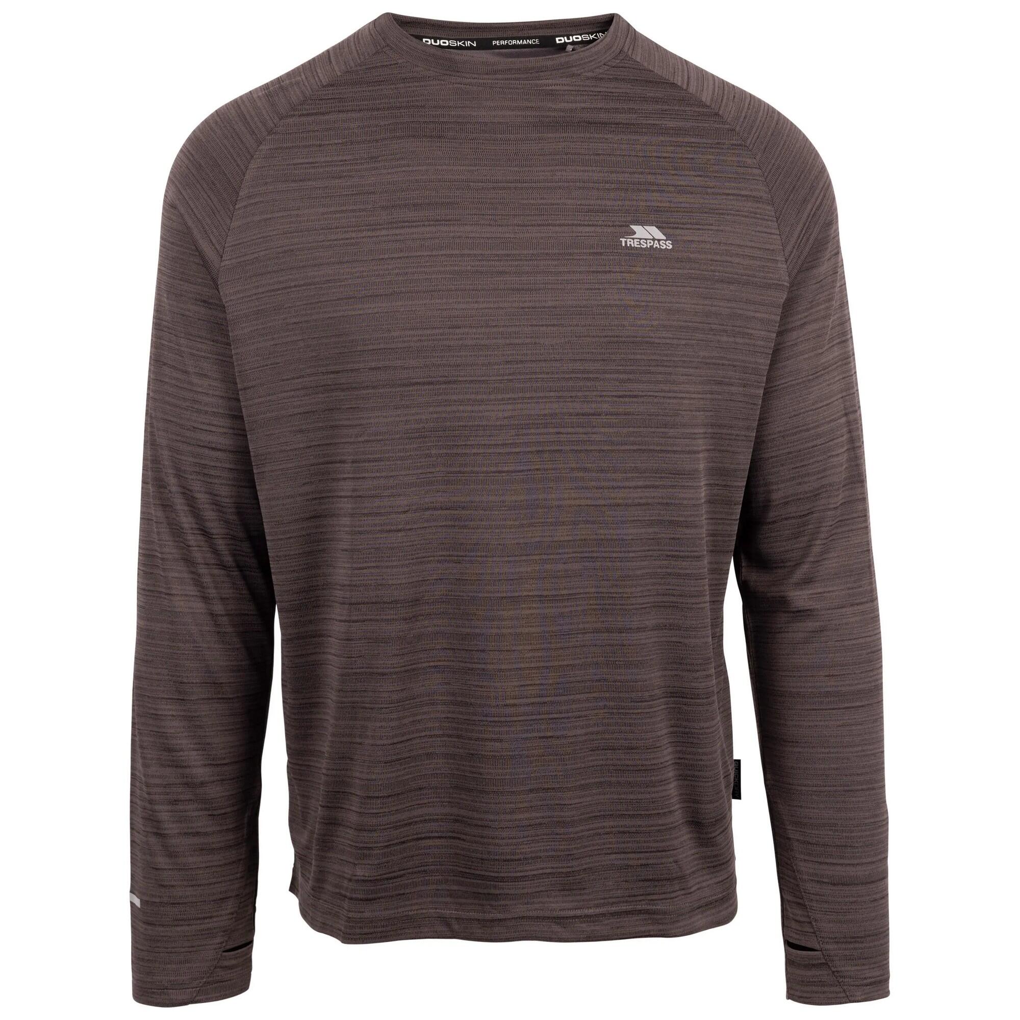 TRESPASS Heren Adamo Actief TShirt (Zwarte mergel)