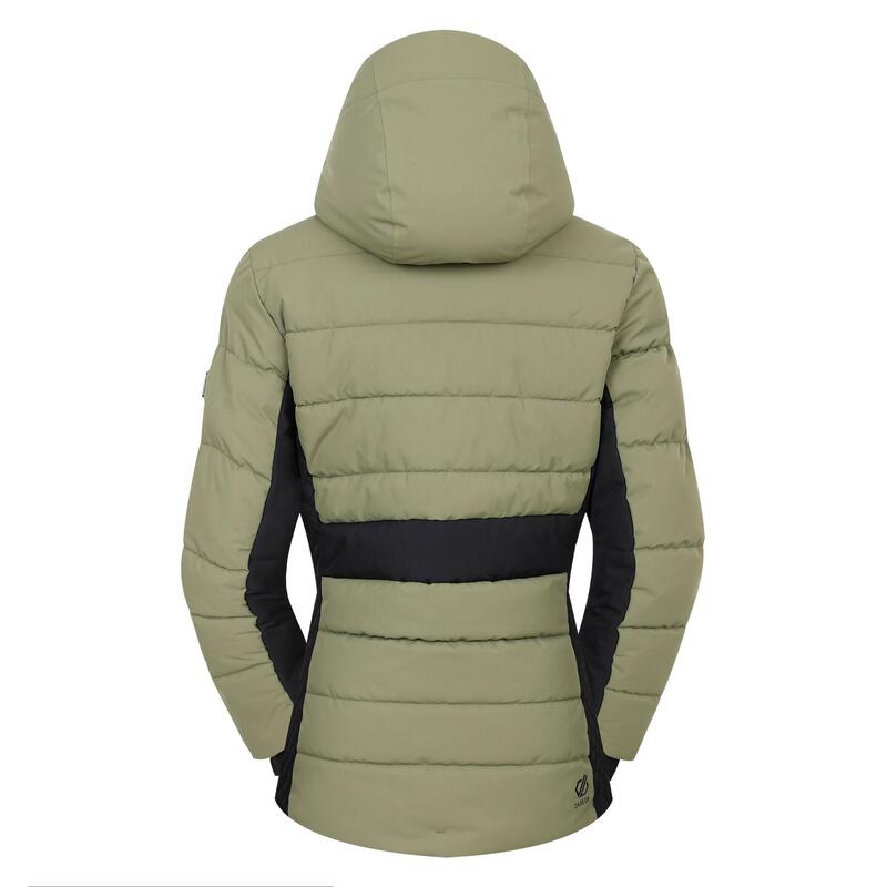 Blouson De Ski GLACIAL Femme (Vert Olive / Noir)