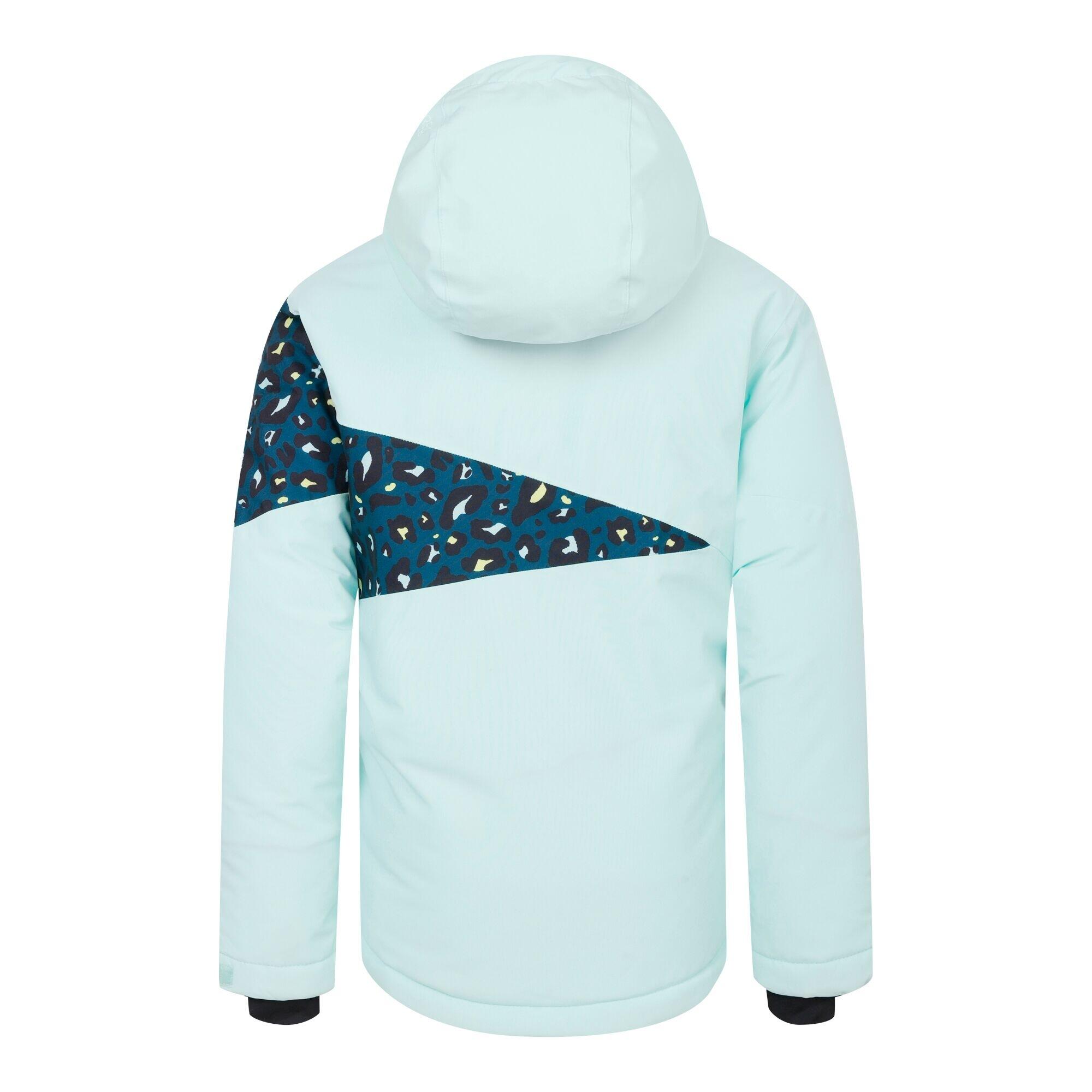 Childrens/Kids Humour III Cheetah Print Ski Jacket (Blue) 2/4