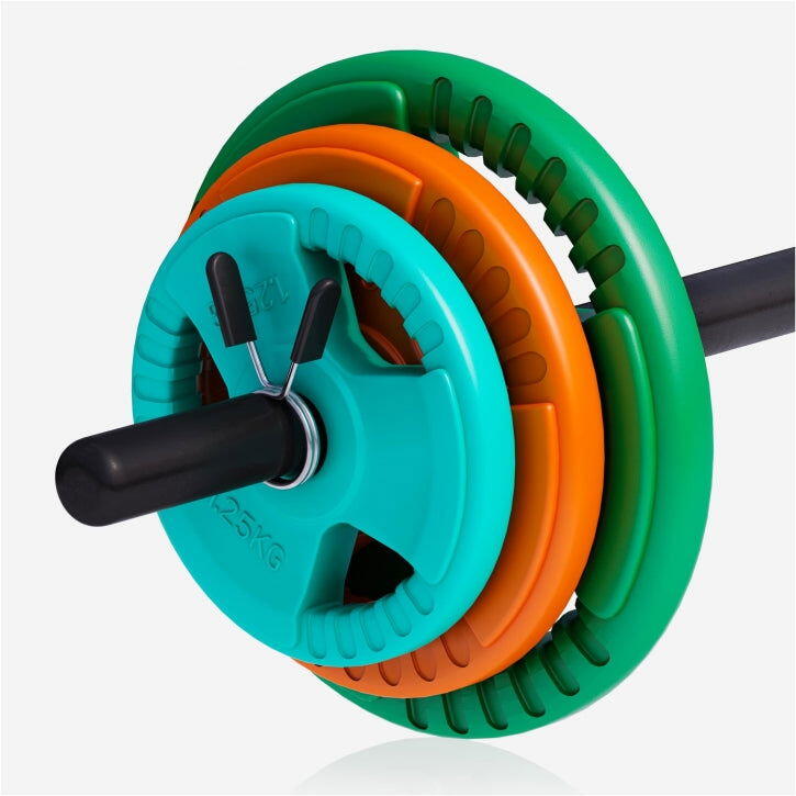 Kit Aerobic Gorilla Sports  20 Kg  Diámetro 30/31 mm 6/6
