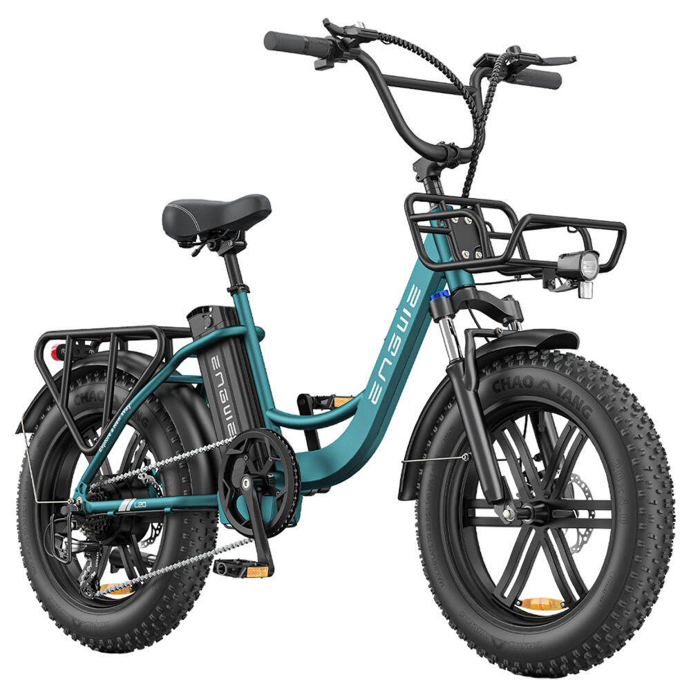 ENGWE L20 Boost Electric Bike - 250W 48V13Ah Motor, 20-Inch Tires - Green