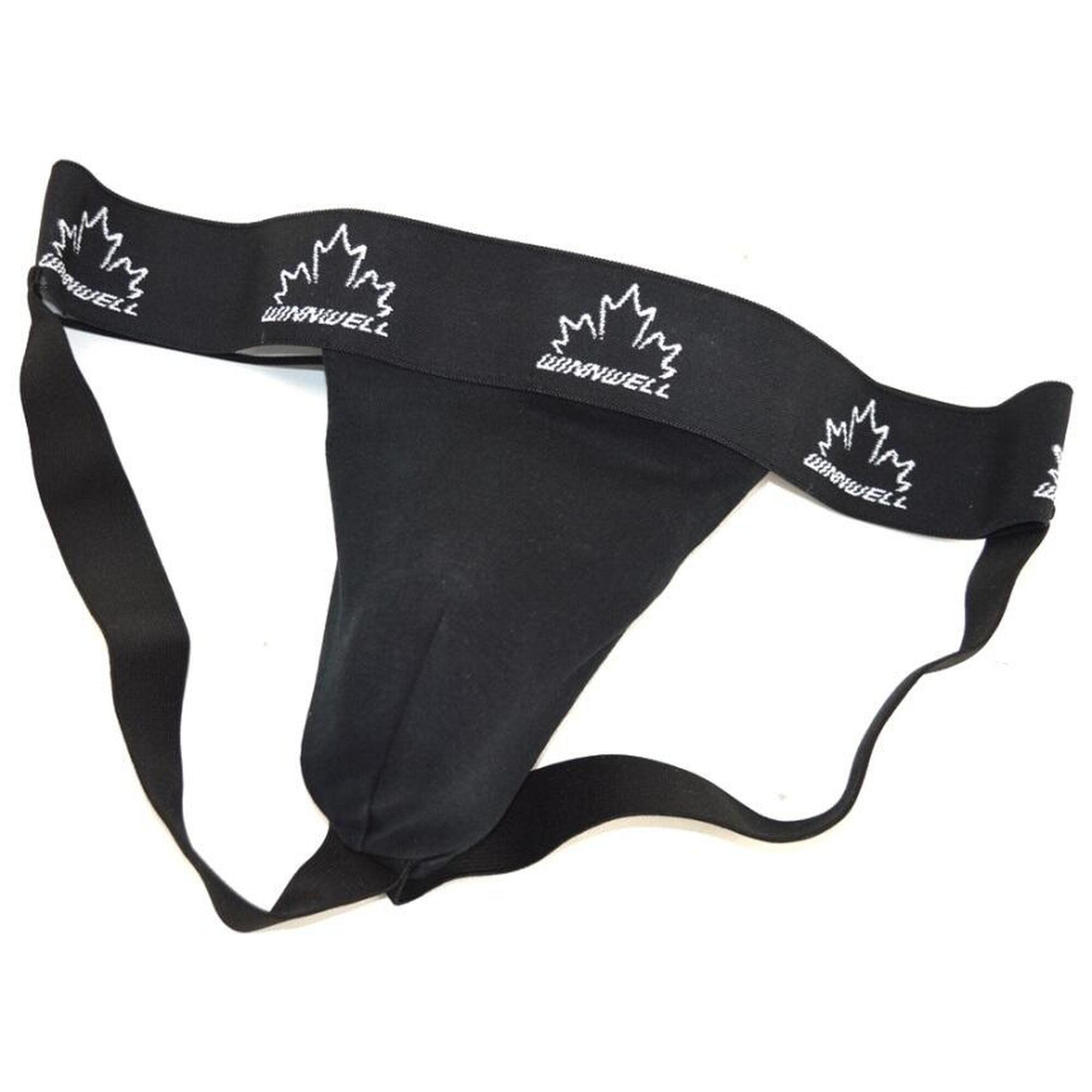 WINNWELL Hokejový suspenzor Winnwell Black JR