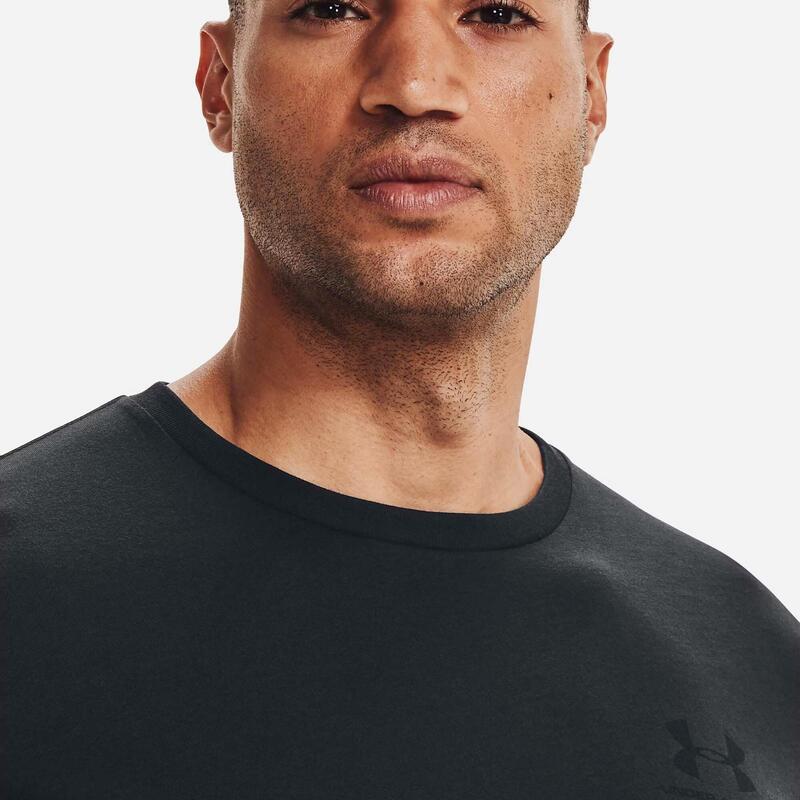 T-shirt Under Armour Sportstyle Left Chest, Noir, Hommes