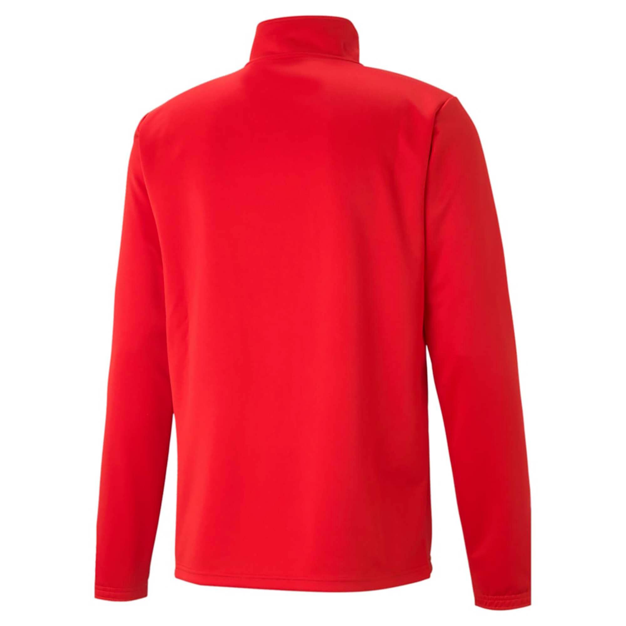 Sweat-Shirt Puma Teamrise 1/4 Zip Top Rouge Adulte 2/5