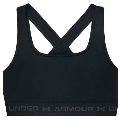Under armour crossback bh zwart vrouwen