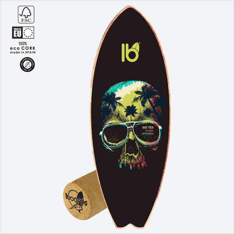 Planche d'équilibre iboards surf modèle Fade 80cm x 29,5cm