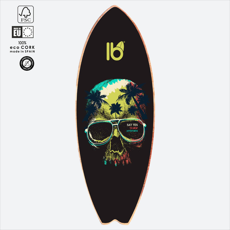 Balance Board - Balanceboard iboards surfmodel Fade 80cm x 29,5cm